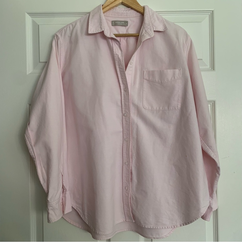 Everlane Light Pink Button Down Shirt